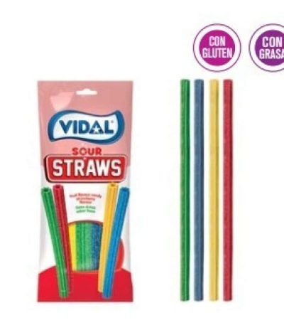 LV-LINEA 80 **vegano** LANZAS COLORES ACIDAS 14uds  (B.19) V Golosinas en Bolsitas