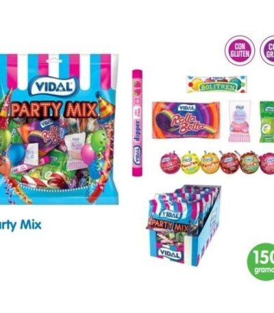 Bolsita **150grs** PARTY MIX VIDAL Relleno Piñatas (E/12)  1 Golosinas en Bolsitas
