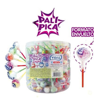 PALIPICA  **Envuelto** SURTIDO  200uds VIDAL Piruletas