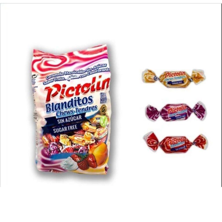 PICTOLIN BLANDITOS **Nata** Frutas S/Az.B/1kg. Caramelos a Granel sin Azúcar