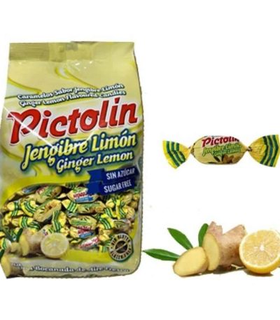 INTERVAN JENGIBRE LIMÓN S/AZUCAR B/1kg Caramelos a Granel sin Azúcar