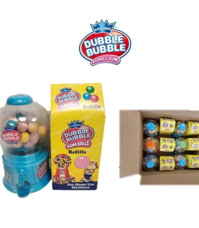 MINI GUMBALL + TETRAPACK 200GRS   E/6 1ud Juguetes con Golosinas