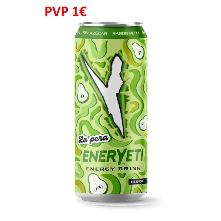 *_ENERYETI LA PERA **S/AZ** 500ML PVP 1E 24uds Bebidas Energéticas