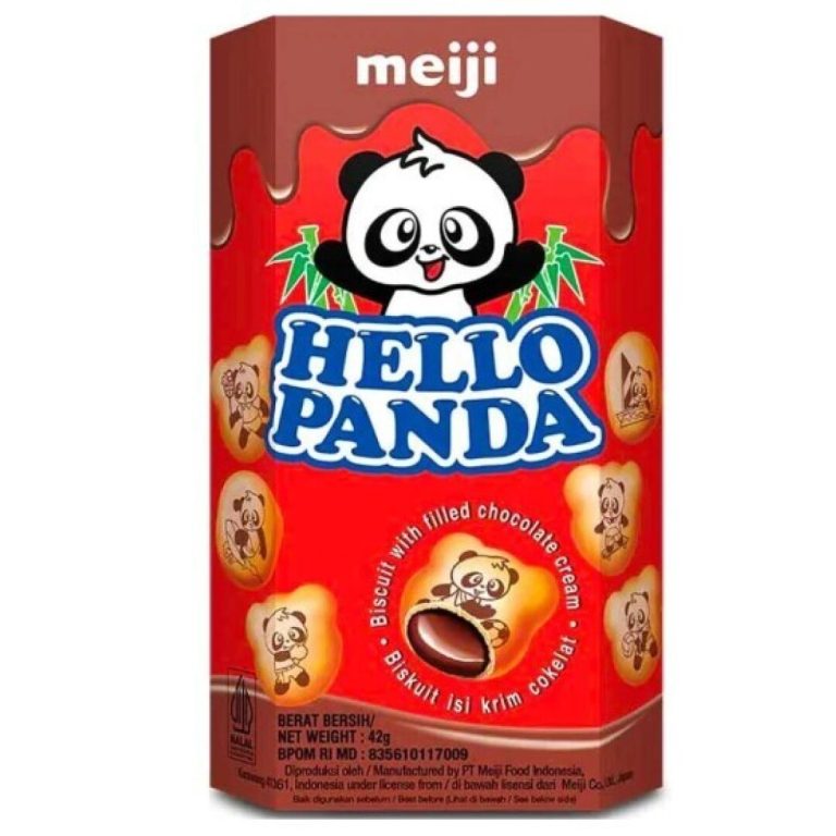 HELLO PANDA Chocolate 50grs.-10uds. Galletas y Cereales