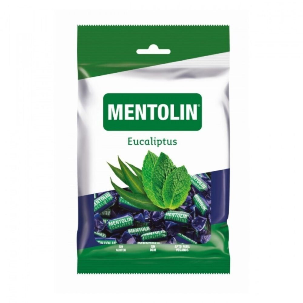 Mentolin **Bolsitas** Eucalipto 50grs   16uds Caramelos a Granel con Azúcar