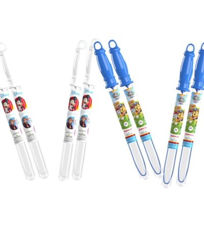 POMPAS Espada Mixta Paw Patrol & Disney 36cm. 8 uds.- Pompas de Jabón