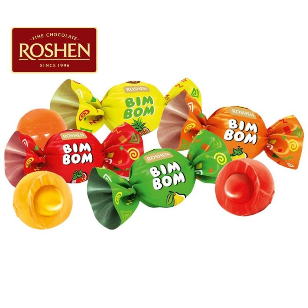 ROSHEN BIM-BOM  126uds 1kg Caramelos a Granel con Azúcar