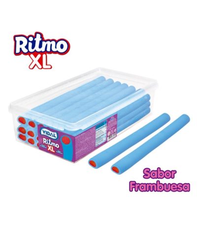 REG. XL RITMO **AZUL** Frambuesa 30 uds.- REGALIZ BRILLO