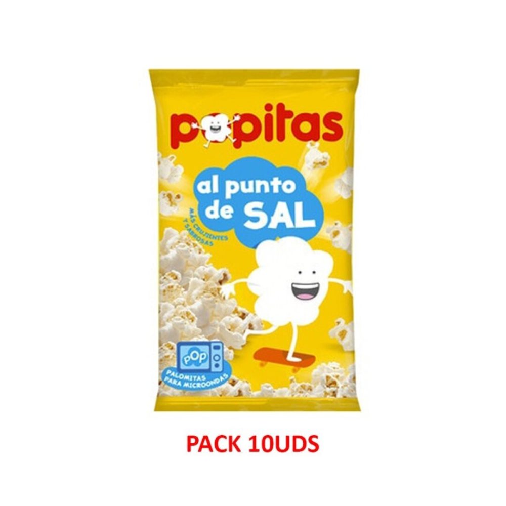 POPITAS Micro **10uds** PUNTO DE SAL 100grs Palomitas