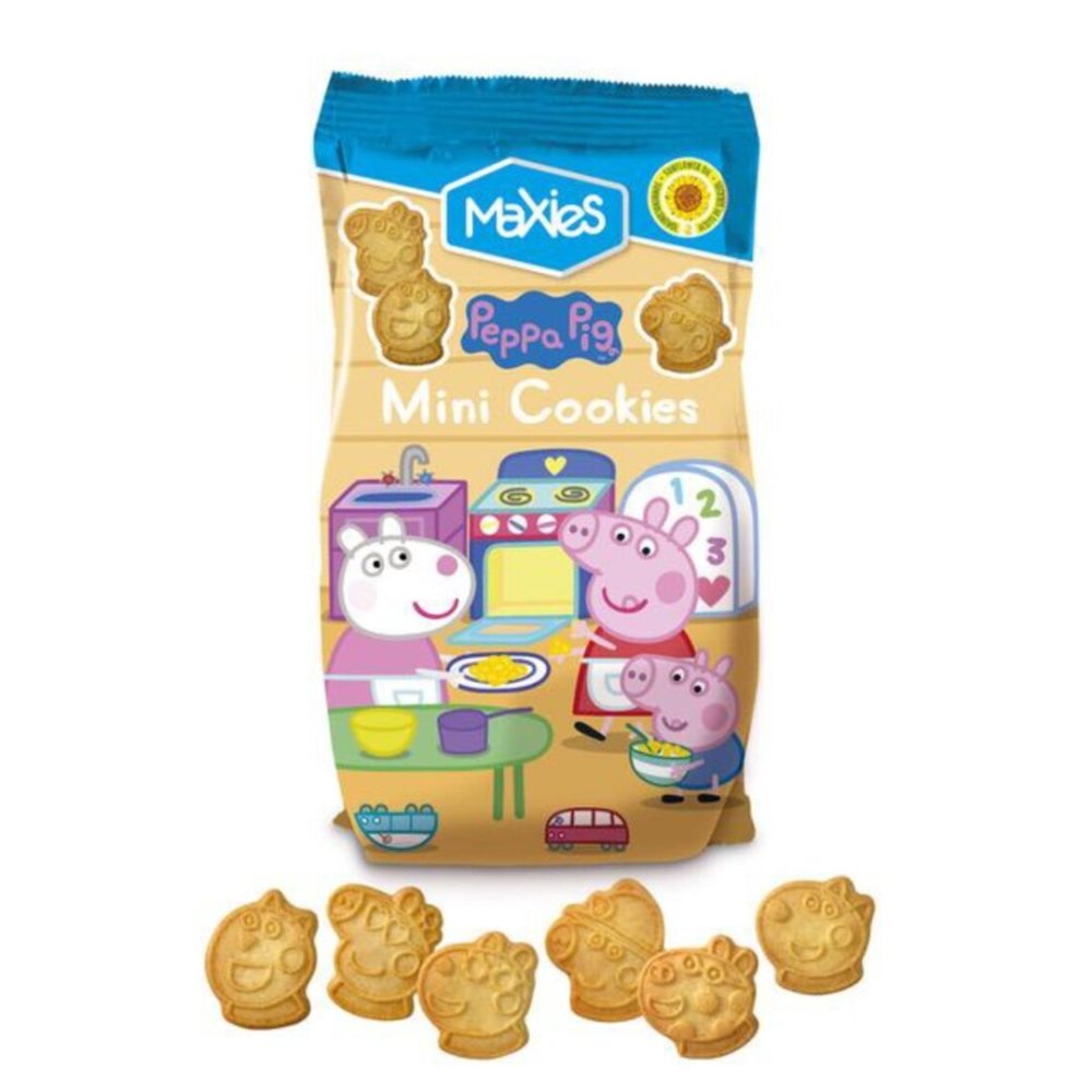 MINI Cookies Peppa Pig **VAINILLA** 100 grs.-12 uds.- Galletas y Cereales