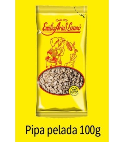 E.Arias Pipas Peladas 100grs **PVPR. 1€**  8uds Pipas