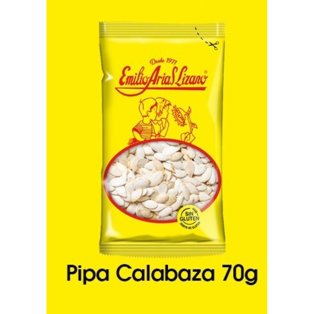 E.Arias Pipa Calabaza 70grs **PVPR. 1€**  8uds Pipas