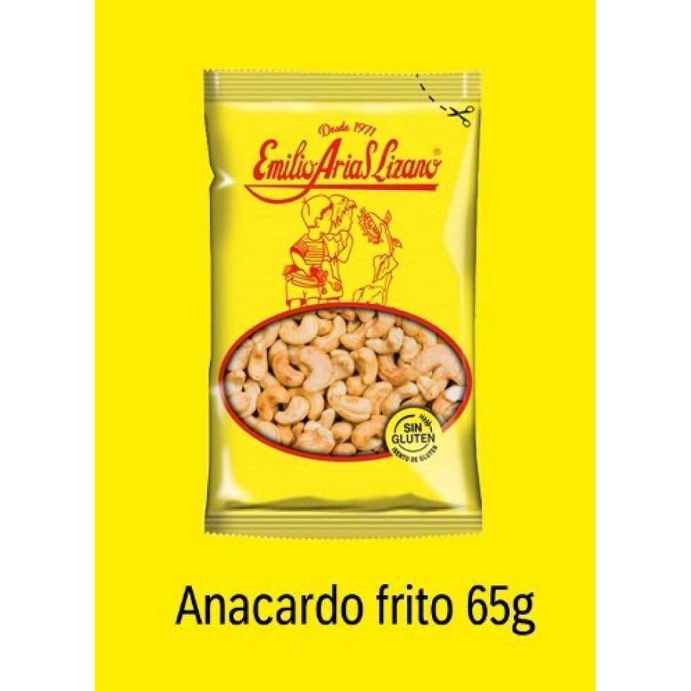 E.Arias Anacardo Frito 65grs **PVPR. 1.5€**  8uds Frutos Secos