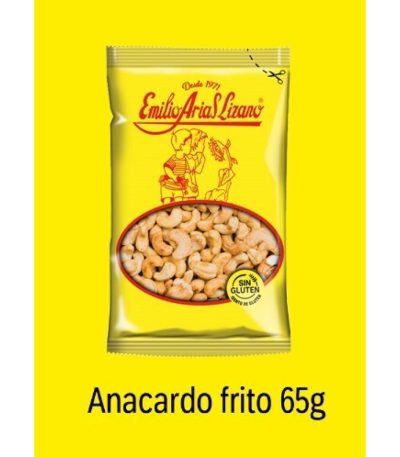 E.Arias Anacardo Frito 65grs **PVPR. 1.5€**  8uds Frutos Secos