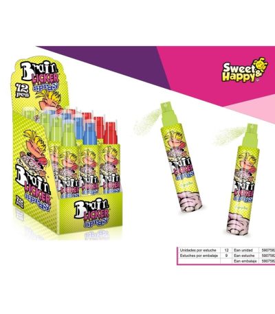 SH SPRAY BRAIN Verde 12 uds.- Juguetes con Golosinas