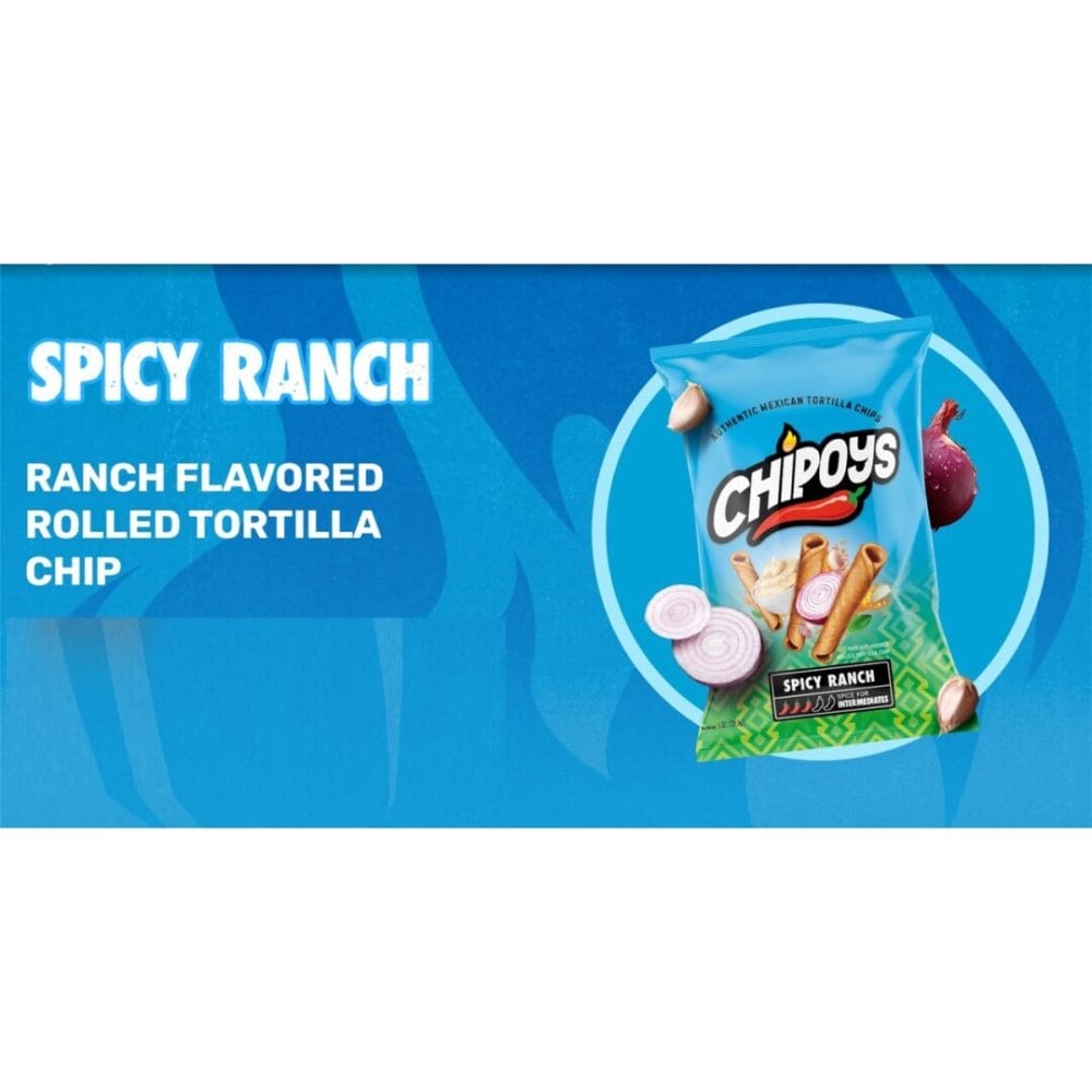 Chipoys Spicy Ranch 113grs **PVR1.60€** 10uds Patatas
