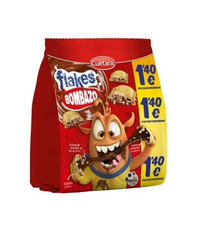 Cuetara FLAKES NOCILLA 120G 1.40E  7uds Galletas y Cereales