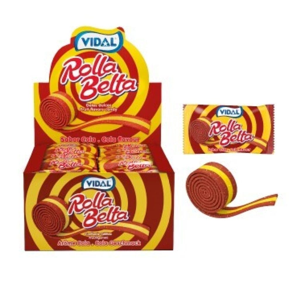 ROLLA BELTA COLA 24uds VIDAL Golosinas en Bolsitas