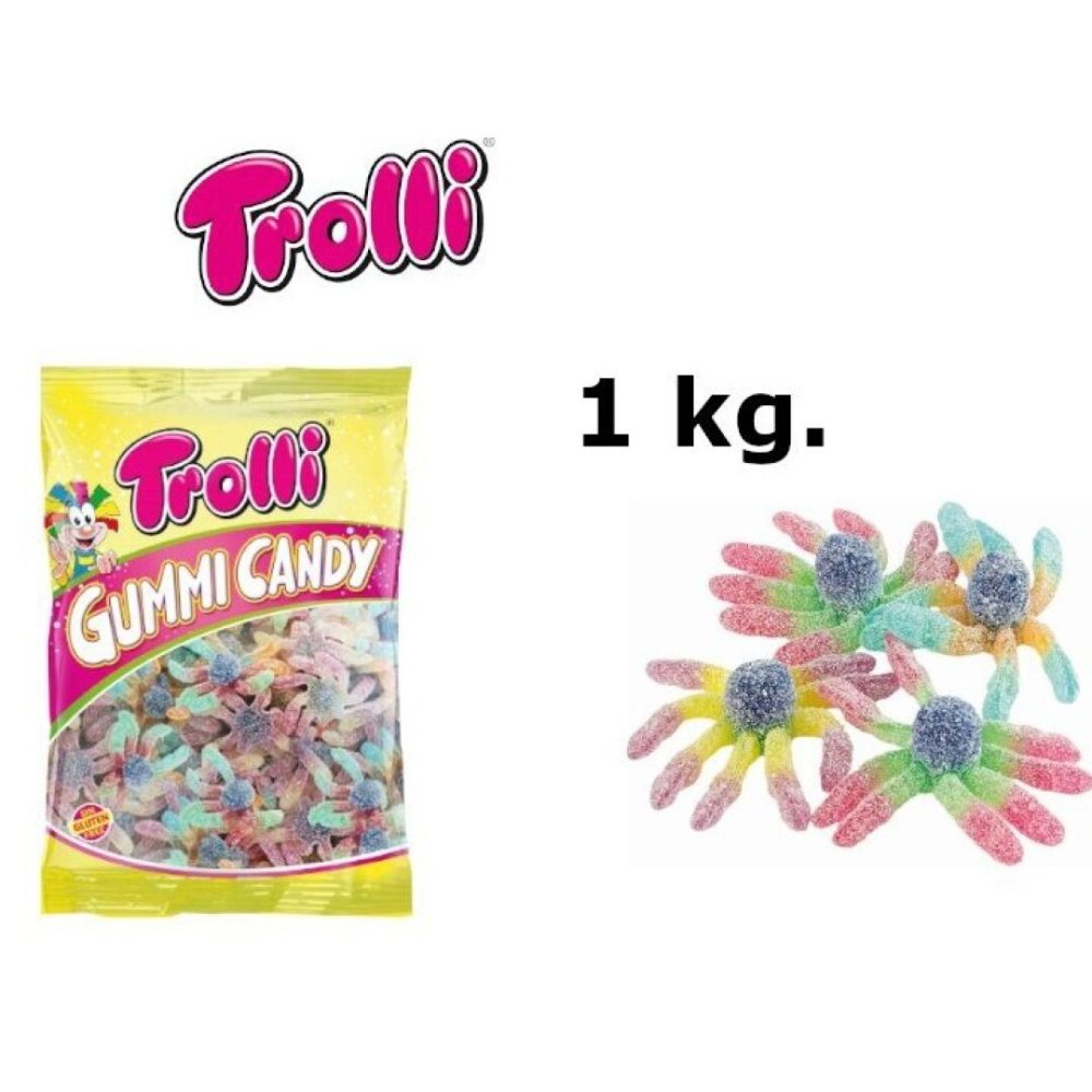 Trolli PULPOS  PICA  Hall B/1kg. Golosinas ácidas