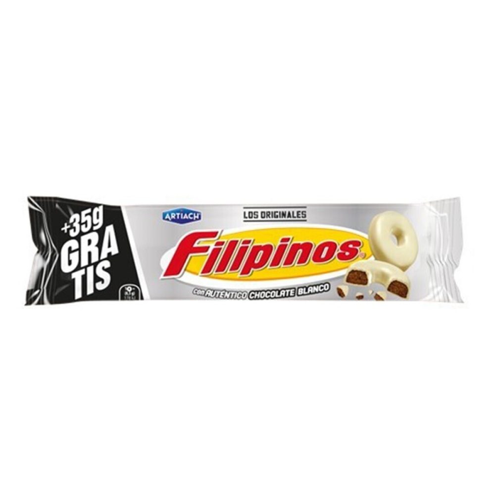 Cuetara FILIPINOS Blanco 93+35grs  12uds.- Galletas y Cereales
