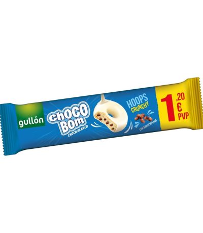 Gullon HOOPS BLANCO Chocobom  128grs  **1.20eur** 18 uds.- Galletas y Cereales