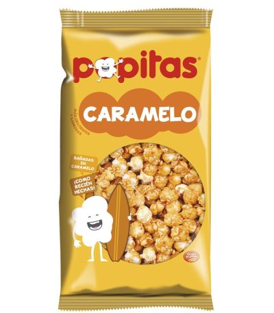 POPITAS Expan. Caramelo 100grs. 16uds Palomitas