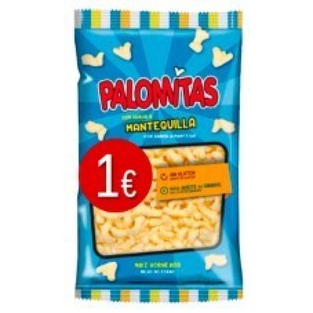 Aspil  PVP1€ Aliment. PALOMITA MANT.  85grs 8uds Patatas