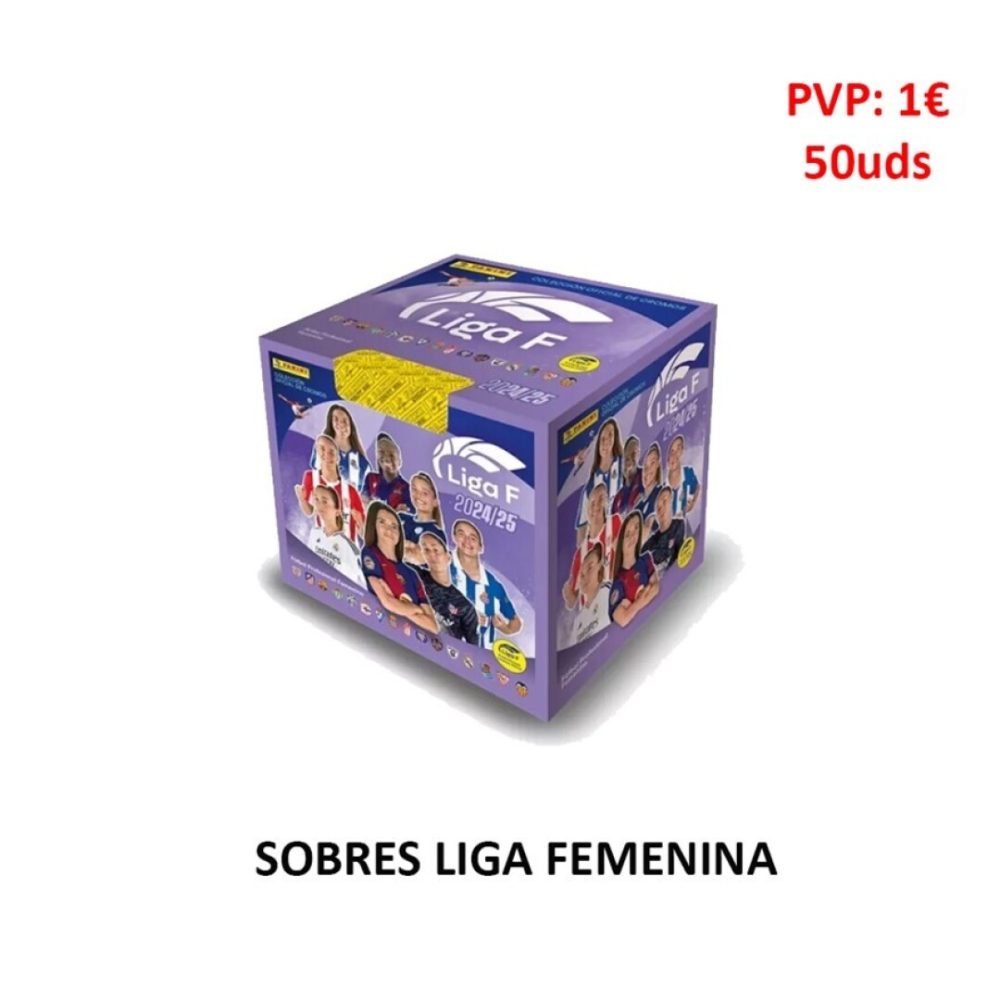 Pan. SOBRES **LIGA FEMENINA** 2024/25 PVP 1€ 50 uds Sin categorizar
