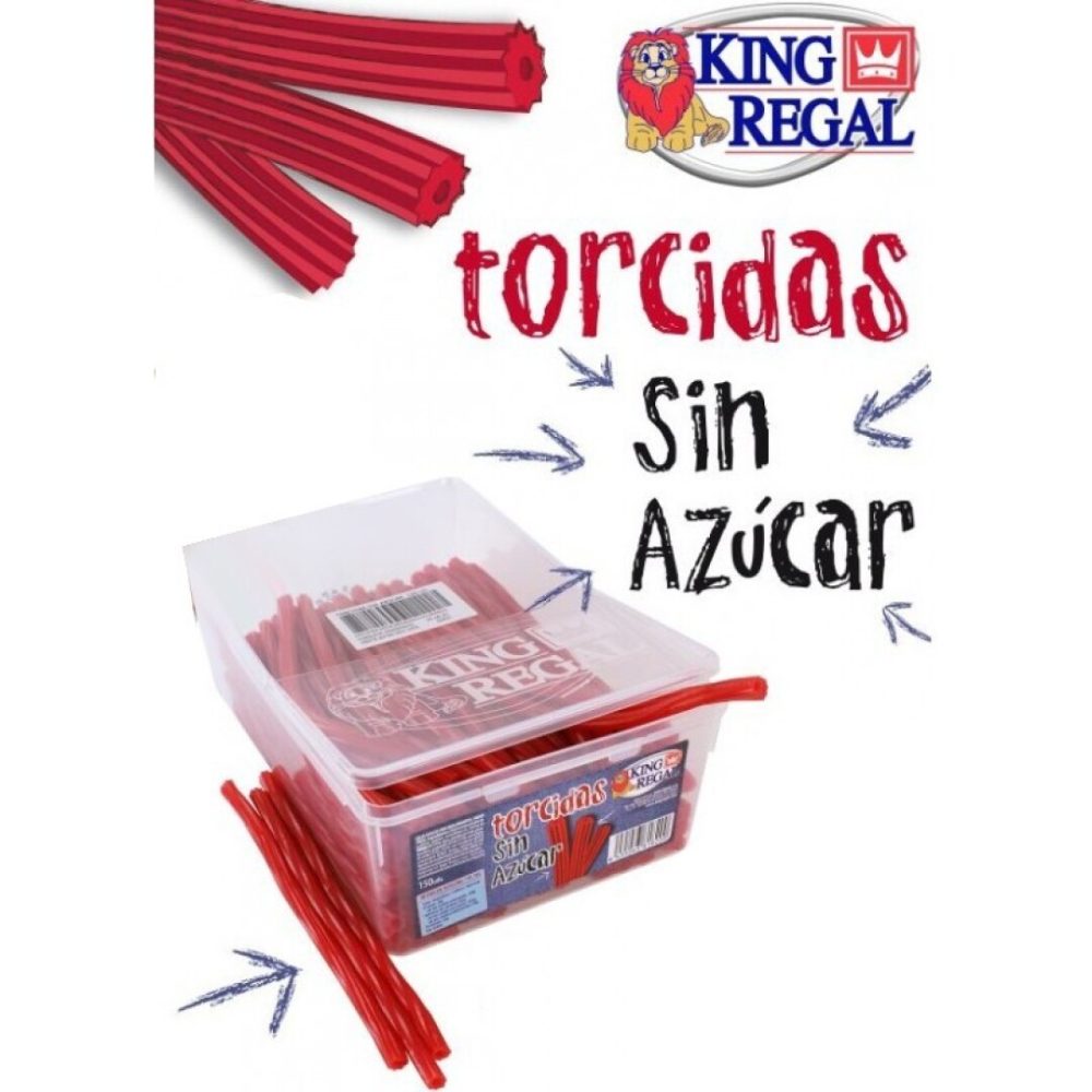 KR TORCIDAS  **SIN AZUCAR** FRESA 150 uds Sin categorizar