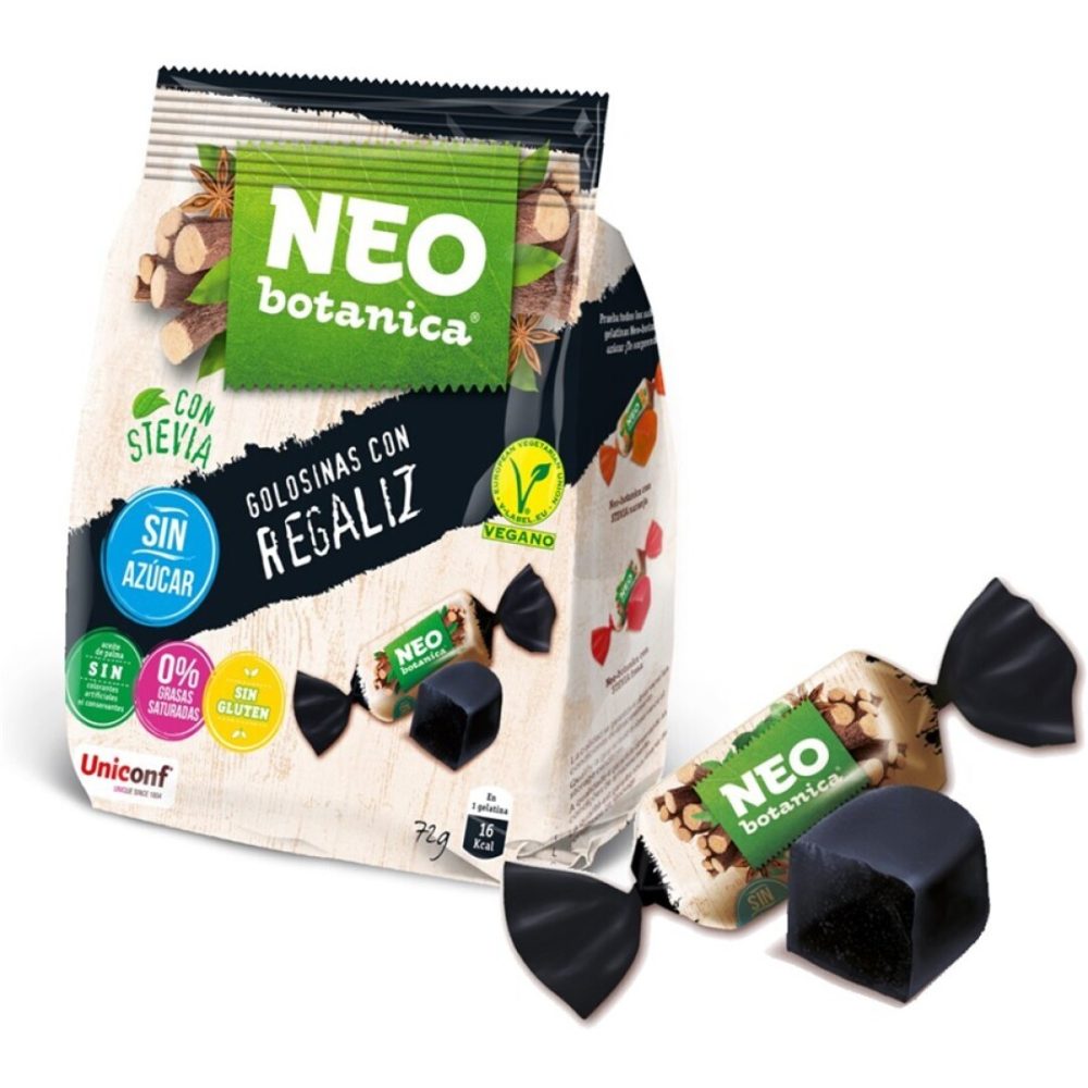 Uniconf Neo Botanica Regaliz S/az. Vegan  (125uds) 1kg Sin categorizar