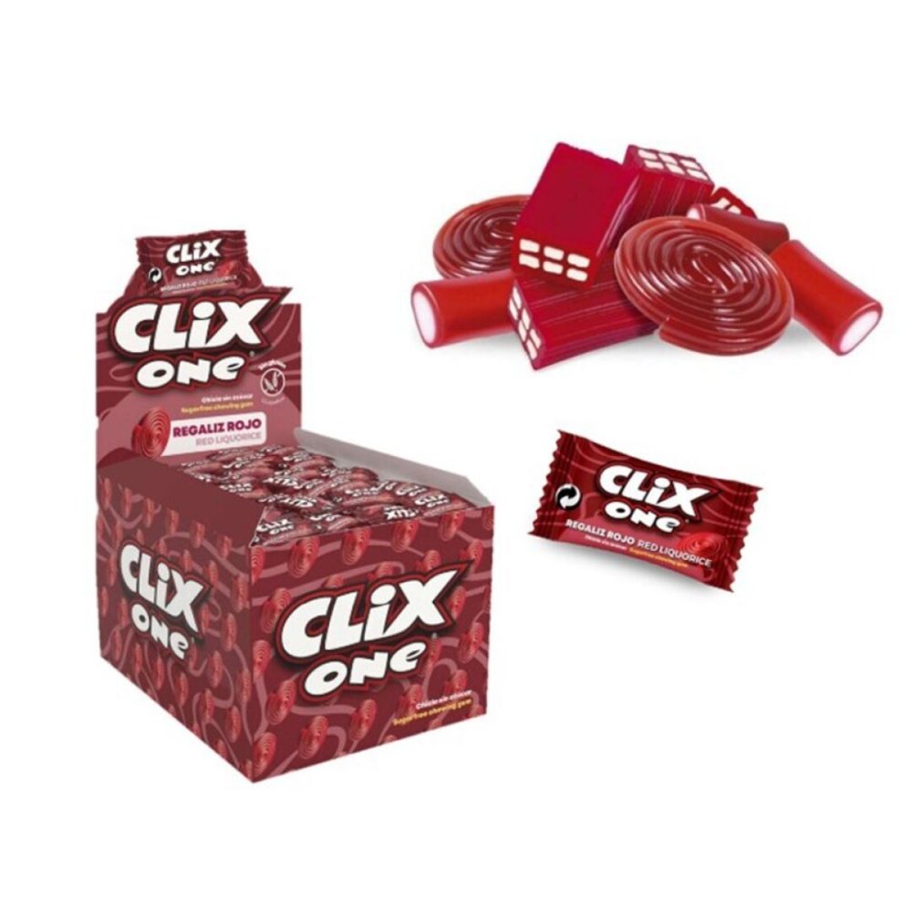 CLIX REGALIZ ROJO S/Azucar -200 UDS.- Sin categorizar
