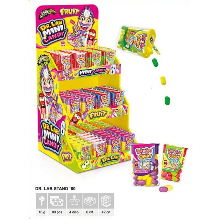 SH Exp. DR.LAB MINI CANDY  80uds Juguetes con Golosinas