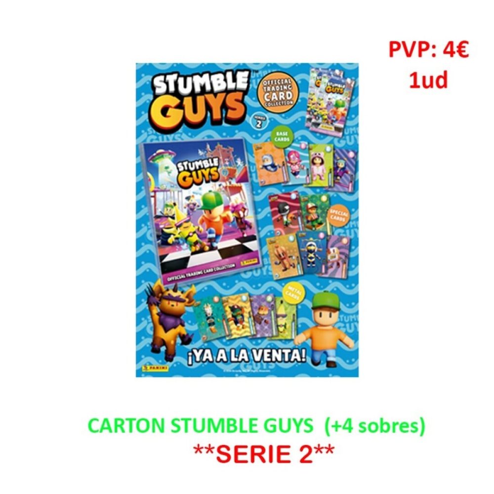 Pan. ALBUM STUMBLE GUYS **SERIE 2** PVP 10€  1ud Coleccionables