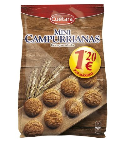 Cuetara MINI CAMPURRIANAS CUETARA 260G 1.20€ 6uds Galletas y Cereales