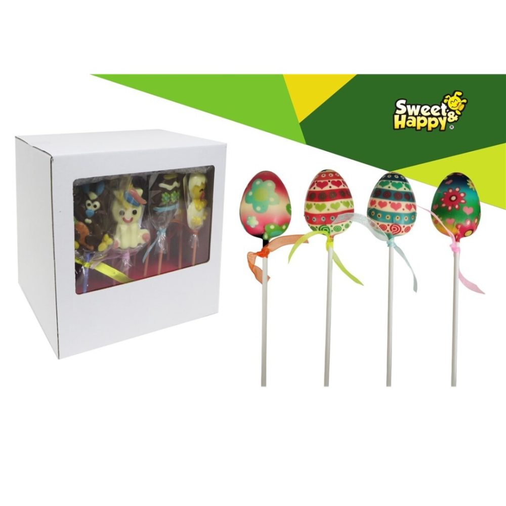 Nav. Piruleta HUEVOS Surtidos PASCUA 20grs 24uds Sin categorizar