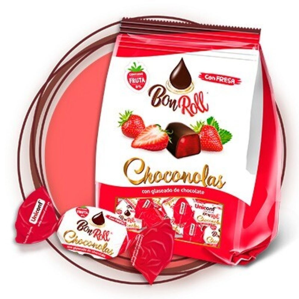 Uniconf BON ROLL Choconola FRESA 1kg Bombones