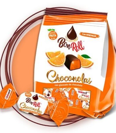 Uniconf BON ROLL Choconola Naranja (125uds) 1kg Bombones