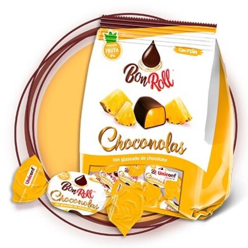 Uniconf BON ROLL Choconola Piña 1kg Bombones