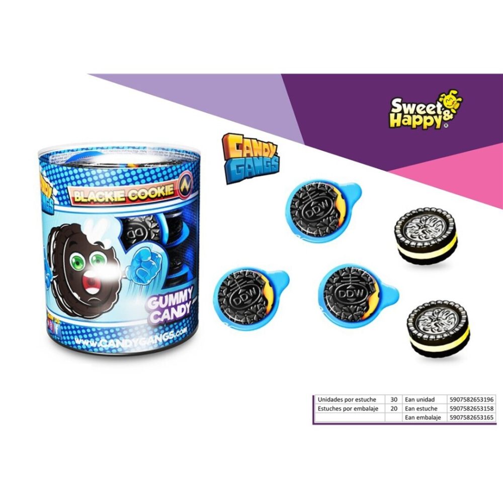 SH BLACKIE COOKIE OREO GUMMY 30ds Golosinas brillo