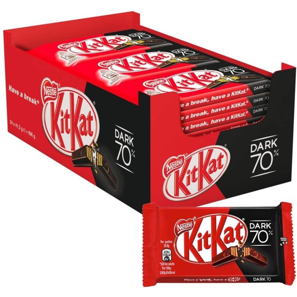 Nestle KIT KAT **DARK NEGRO**  45grs.24uds. Chocolatinas