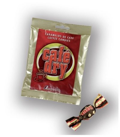LI-LINEA  CAFE DRY 80grs. 12uds.- Caramelos a Granel con Azúcar