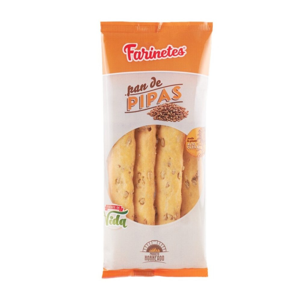 FARINETES Panes PIPAS PVPR1.30€  **Pack 2x65grs** 16uds Sin categorizar