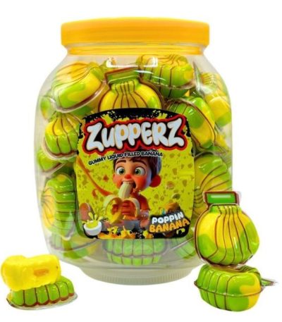 KRC ZUPPERZ Bananas 18grs 50uds GELATINAS