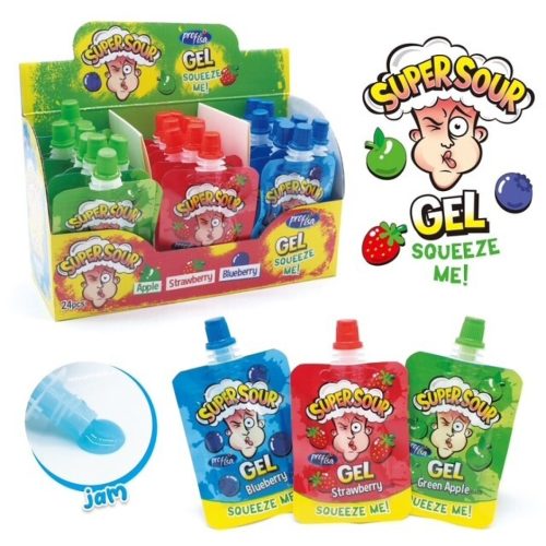 KRC SUPER SOUR GEL 3SAB. 20grs 24uds Sin categorizar