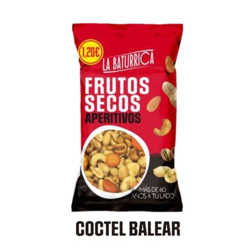 Baturrica PVP 1.20€  Balear Coctel  100grs  **12uds** Sin categorizar
