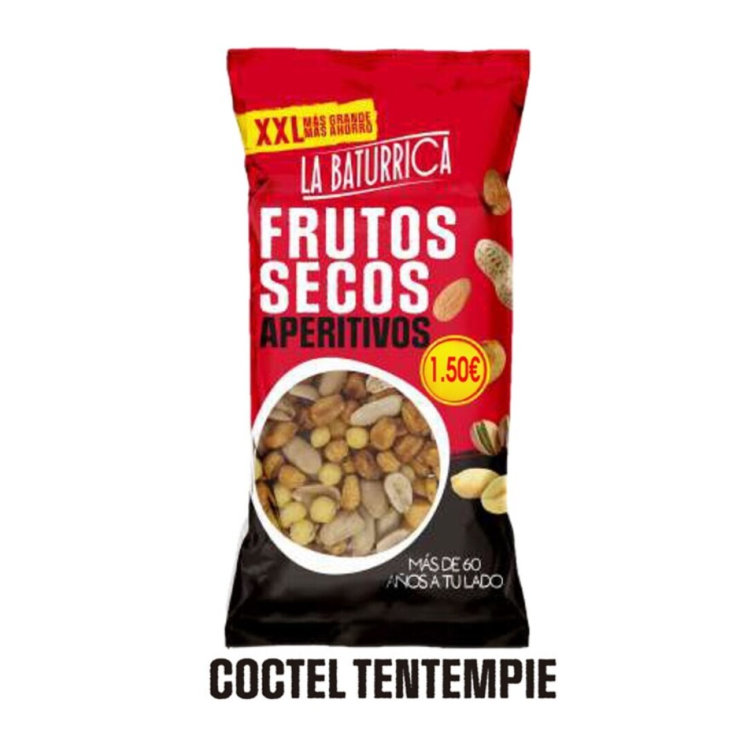 Baturrica PVP 1.50€  Coctel Tentempie 200grs  **12uds** Sin categorizar