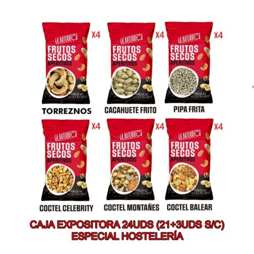 Lote Baturrica Frutos Secos ***Sin Marcar*** 21+3 uds.- Sin categorizar