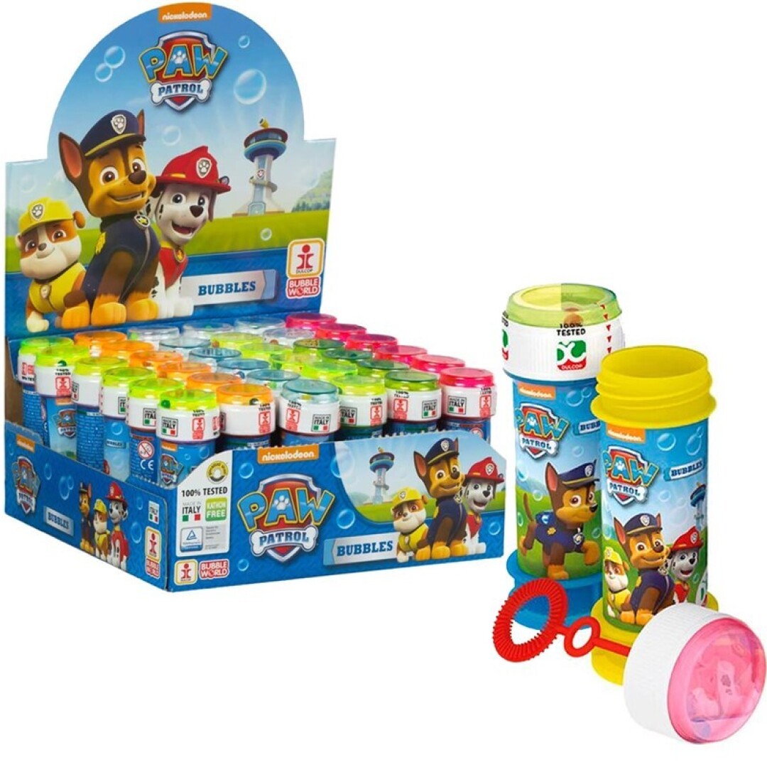 POMPAS Jabón Paw Patrol 60 ml.-36 uds.- Pompas de Jabón