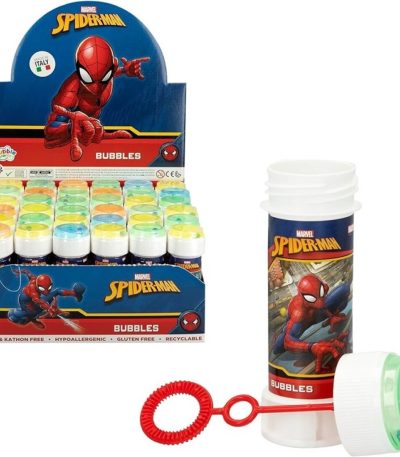 POMPAS Jabón SPIDERMAN 60 ml.-36 uds.- Pompas de Jabón