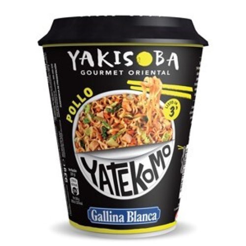 Gallina B. YAKISOBA POLLO 93G Caja 8uds Fideos instantáneos